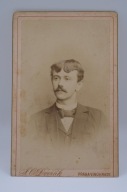 Stara fotografia gabinetowa Praga Dvořák Praha-Vinohrady ok.1900 portret