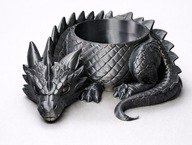 Piękna donica - Doniczka - Kwiaty - Smok - Dragon