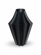 Wazon dekoracyjny czarny 19 cm nowoczesny do suchych kwiatów - kwiaty LEGO