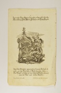 GRAFIKA GOTTFRIED BERNHARD GOZ MIEDZIORYT XVIII w. WEZWANIE JEZUSA MARII