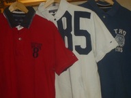 KOSZULKA-TOMMY HILFIGER KOSZULKI POLO R-XL 3 SZTUKI-1 KOMPLET