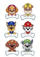 Opłatek na Tort PSI PATROL PAW PATROL POSTACIE + IMIĘ wydruk Cukrowy A4