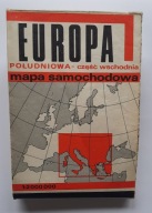 Europa Południowa część wschodnia mapa samochodowa