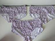 3 sztuki Śliczne markowe majtki OTTO UK 26/28 EUR 52/54 95% cotton