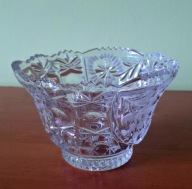 Kryształowa miseczka z czasów PRL