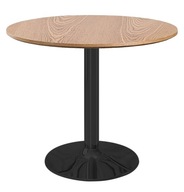 stół okrągły VICTORY DARK WOOD SMOKE 70