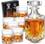 KARAFKA ZESTAW + 6 SZKLANEK W ELEGANCKIM PUDEŁKU