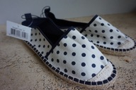 ESPADRYLE KROPKI GROCHY DENMARK NOWE r.39