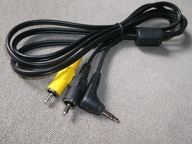 Cinch 1,5 metry 2x RCA + Mini jack 3,5mm kątowy- DO CD, DECK, Tuner