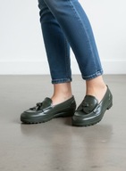 Aigle Rainy Loafer półbuty mokasyny damskie khaki rozm. 36