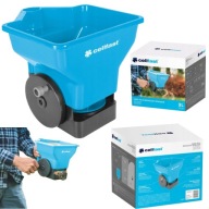 SIEWNIK RĘCZNY DO NAWOZU TRAWY OGRODOWY TRWAŁY Z KORBKĄ NIEBIESKI CELLFAST