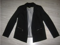 WALLIS czarna marynarka żakiet bez zapięć 10