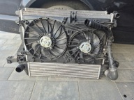 Komplet chłodnic renault master IV. Chłodnica, wentylator, obudowa.