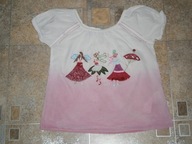 MONSOON COTTON TAŃCZĄCE APLIKACJE CEKINY 4-6 LAT