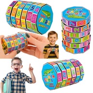 ZABAWKA DO NAUKI LICZENIA WALEC DREWNIANY DO EDUKACYJNA LOGICZNA DODAWANIE