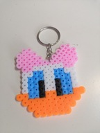 Brelok z koralików HAMA handmade Daisy