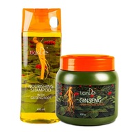 Zestaw z żeń-szeniem na wypadające włosy i łupież | Szampon i Balsam TIANDE