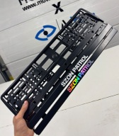 RAMKA TABLICY REJESTRACYJNEJ Z NAPISEM "SZON PATROL"