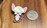 Pin przypinka Brain z kreskówki Pinky And the Brain