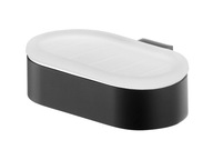 Mydelniczka naścienna czarny Bisk Futura Black 02954