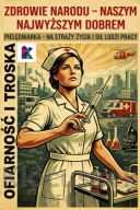 OFICJALNY PORTRET OBYWATELA – Plakat A3 w stylu PRL z Twojego Zdjęcia