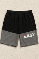 Dunauone krótkie spodenki męskie dresowe szare czarne roz. XXXXL 4XL EASY