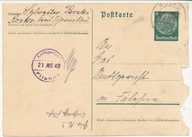 Rosko do Wieleń 1940 r stempel sądowy.w treści Sylwester Perski