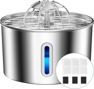 Fontanna do picia dla kotów ze stali nierdzewnej, 2,2L NOWE