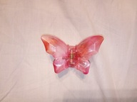 spinka do włosów - klamra- motyl RED