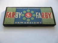 KRAKOWSKIE ZAKŁADY MATERIAŁÓW BIUROWYCH KRAK stare FARBY AKWARELOWE PRL