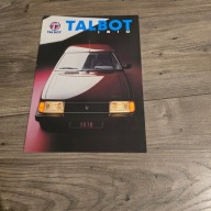 Talbot 1510 - 1982 prospekt folder katalog broszura.