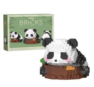 Panda klocki do budowy z mikro klocków