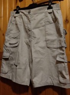 Białe jasne jasno szare spodenki krótkie bojówki Nke New Century 40 L r33