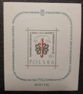 Polska blok 30** Narciarskie Mistrzostwa Świata w Zakopanem 1962r nr 72 !!!