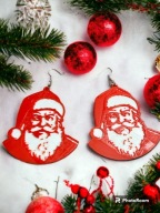 Unikalne Kolczyki ze Świętym Mikołajem – Świąteczny Urok w Twoim Stylu!