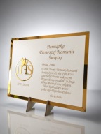Prezent Pamiątka Pierwszej Komunii personalizowany