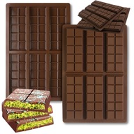 FOREMKI SILIKONOWE DO CZEKOLADY DUBAJSKIEJ TABLICZKA FORMA DUŻA 6 CZEKOLAD