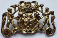 Odznaka Aniołowie podtrzymujący koronę z herbem