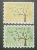 Europa-12 Islandia czysta seria** 1962r.