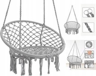 HUŚTAWKA BOCIANIE GNIAZDO – OGRODOWA, FOTEL WISZĄCY, PODUSZKA W ZESTAWIE