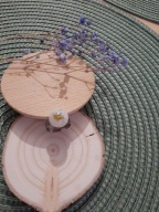 Pierścionek z żywicy z suszonymi kwiatami Wyjątkowy