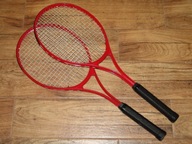 Rakiety tenisowe aluminiowe czerwone 2 szt usterka