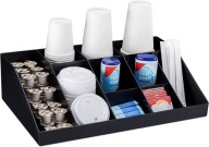 Organizer do kawy 7 przegródek stojak na kapsułki cukier serwetki dozownik