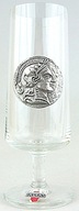 # KIELISZEK z MEDALIONEM - SZKŁO KRYSZTAŁOWE