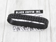 pierścionek czarny ćwieki punk rock hardcore BC70