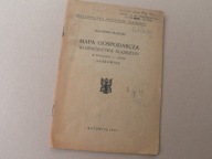 1938 MAPA GOSPODARCZA WOJEWÓDZTWA ŚLĄSKIEGO SKOROWIDZ