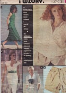 .WYKROJE I WZORY TYGODNIK KOBIETA I ZYCIE 7/1988