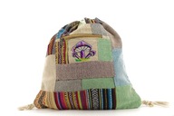 Kolorowy plecak z konopi i bawełny- Himalayan Hemp - hippie worek