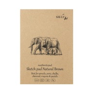 Szkicownik Natural Brown Sketch pad SM-LT A4 80 szt.
