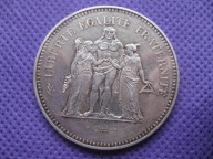 50 franków - 1974 - Herkules - srebro - Gratis dostawa